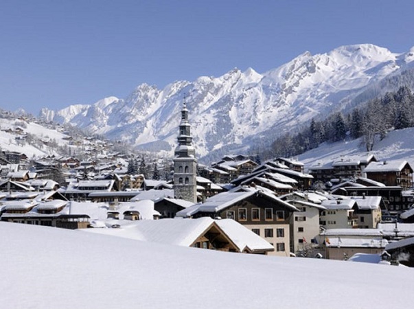 View from Hotel la Montagne, La CLusaz