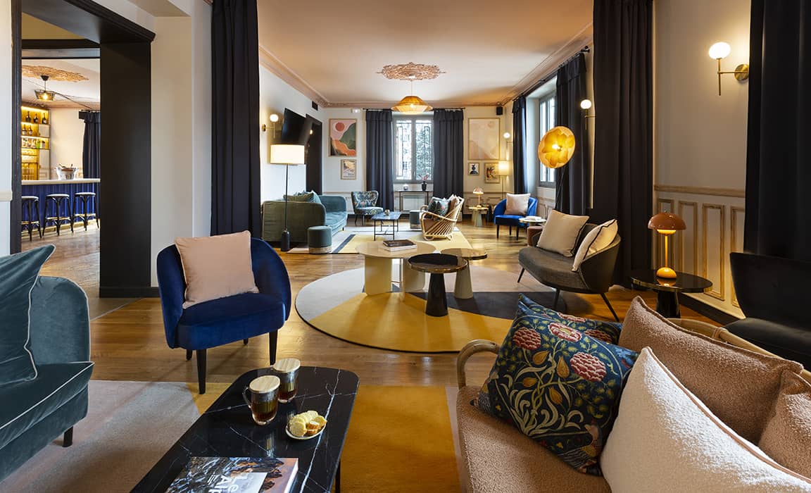 Hotel le Saint Gervais lobby